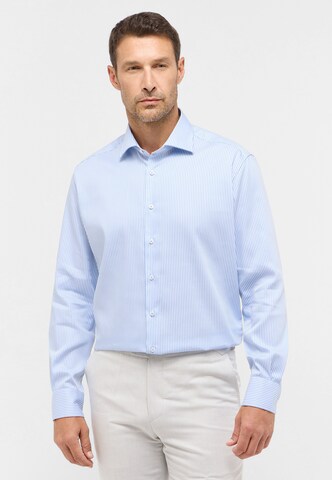 ETERNA Regular Fit Hemd in Blau: Vorderseite