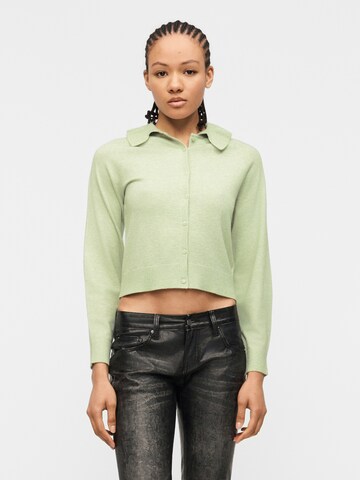 ONLY Вязаная кофта 'ONLIBI' в Зеленый: спереди