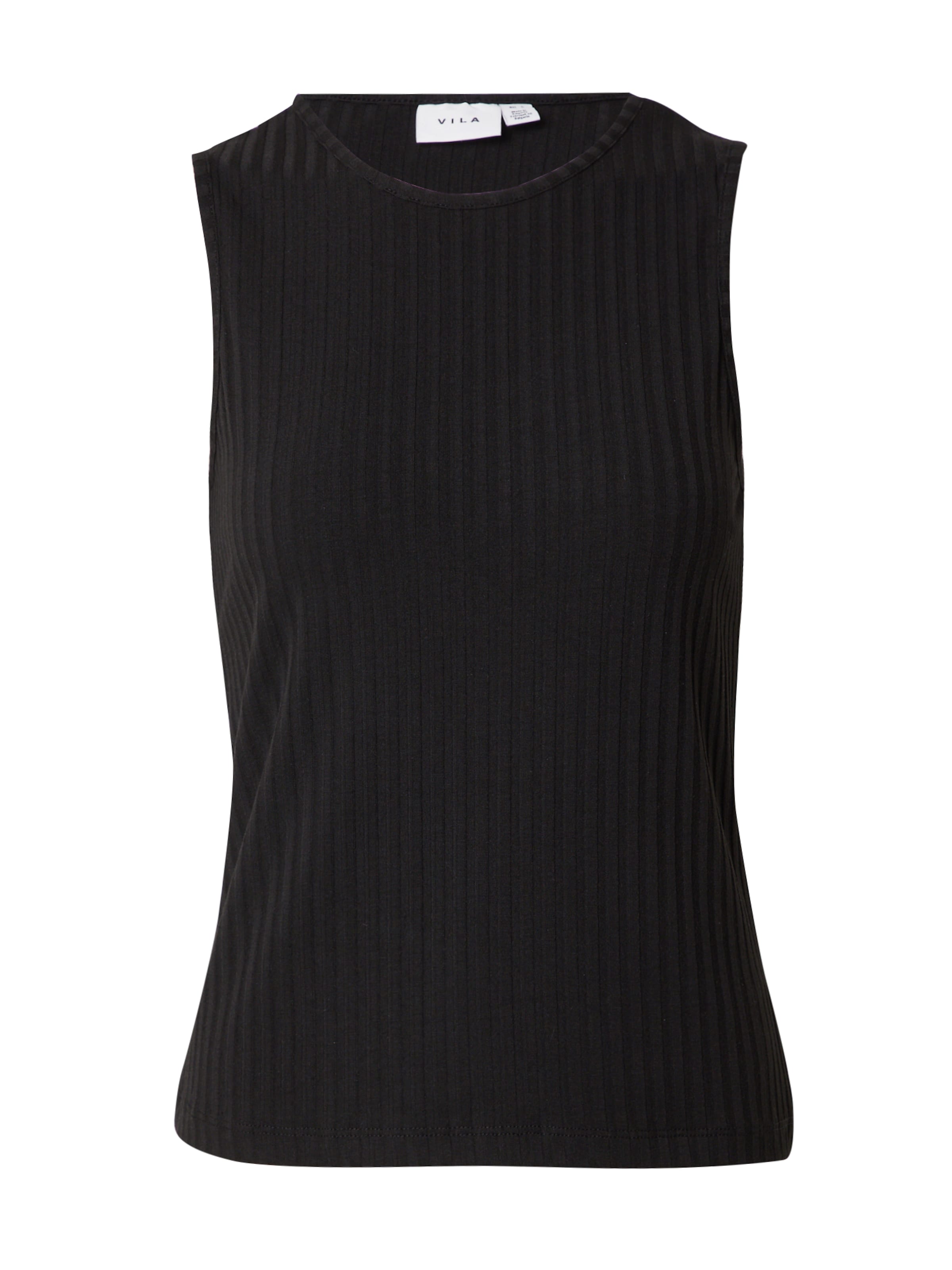 VILA Haut 'VIRibini' en noir, Vue avec produit