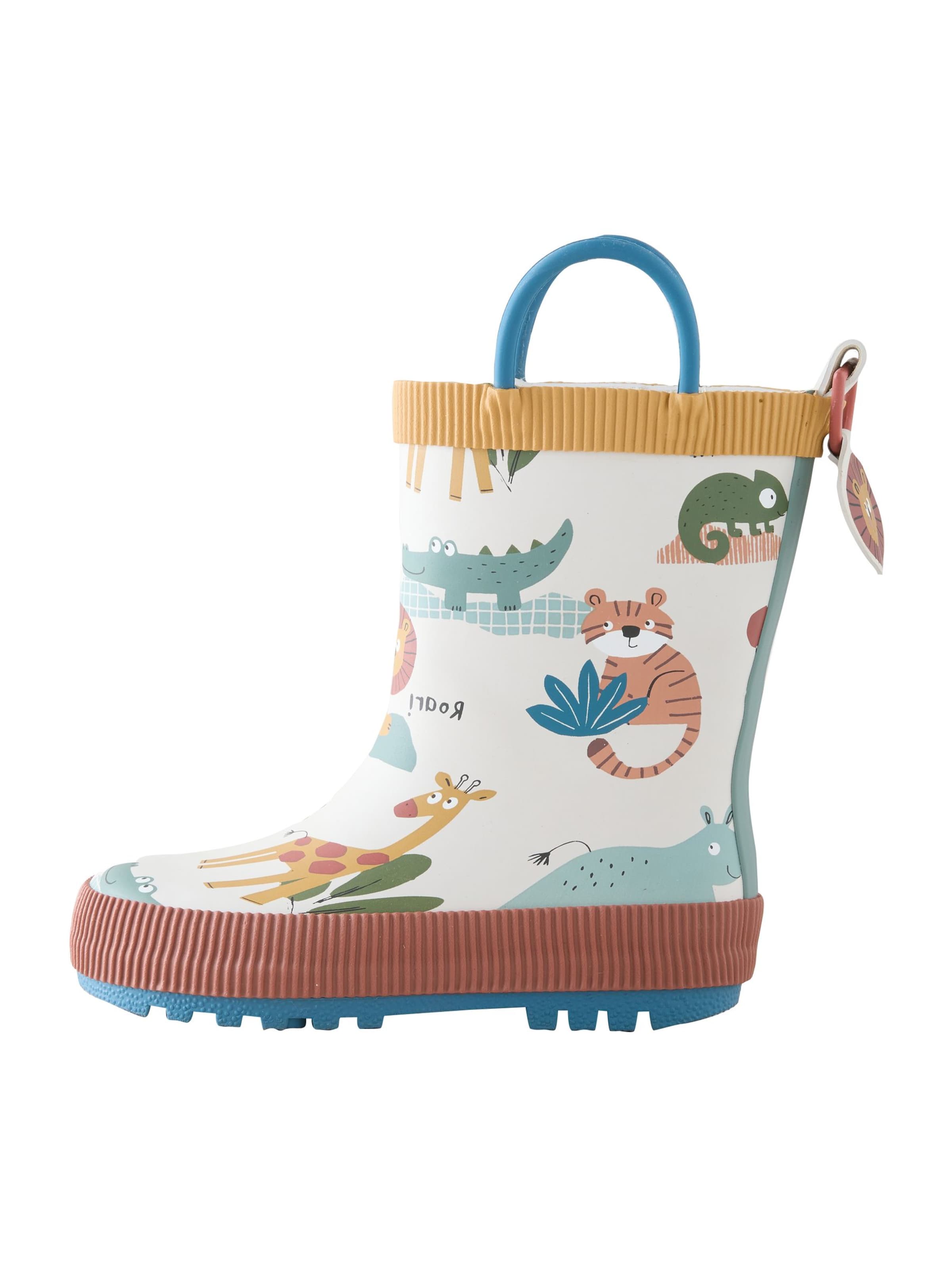 balts Next Gumijas zābaki: no priekšpuses