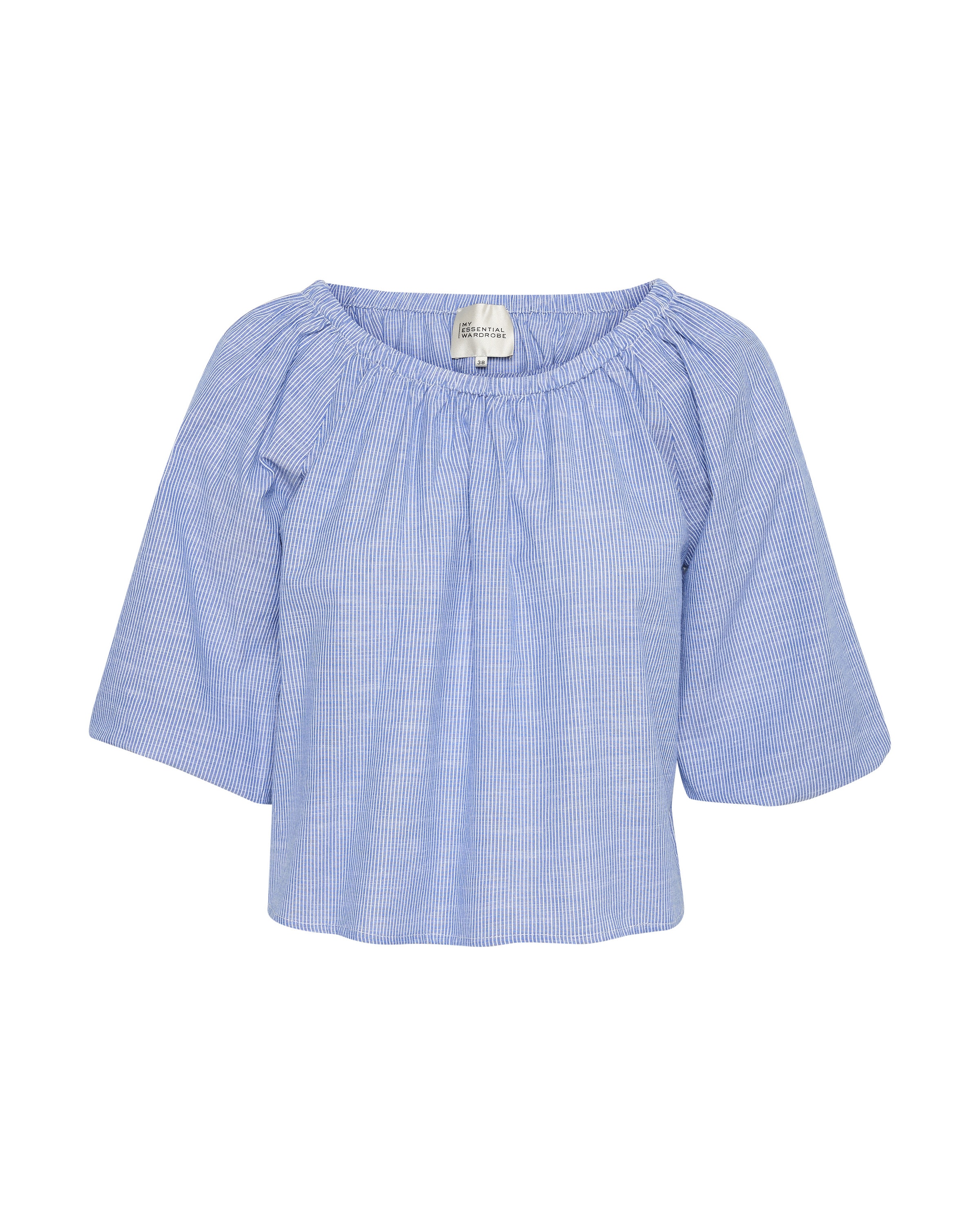My Essential Wardrobe Bluse 'Skye' in Blau: Vorderseite