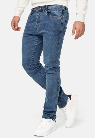 Skinny Jean ' Jake ' INDICODE JEANS en bleu