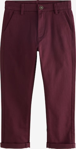 Next - Regular Calças em vermelho: frente