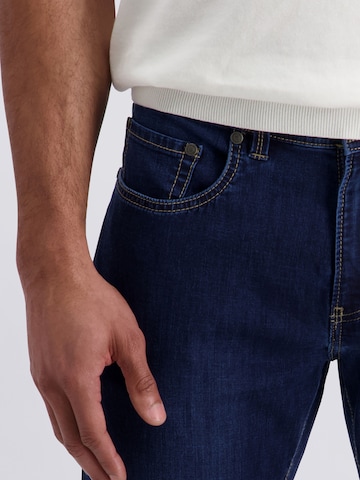 Effilé Jean 'Lyon' PIERRE CARDIN en bleu