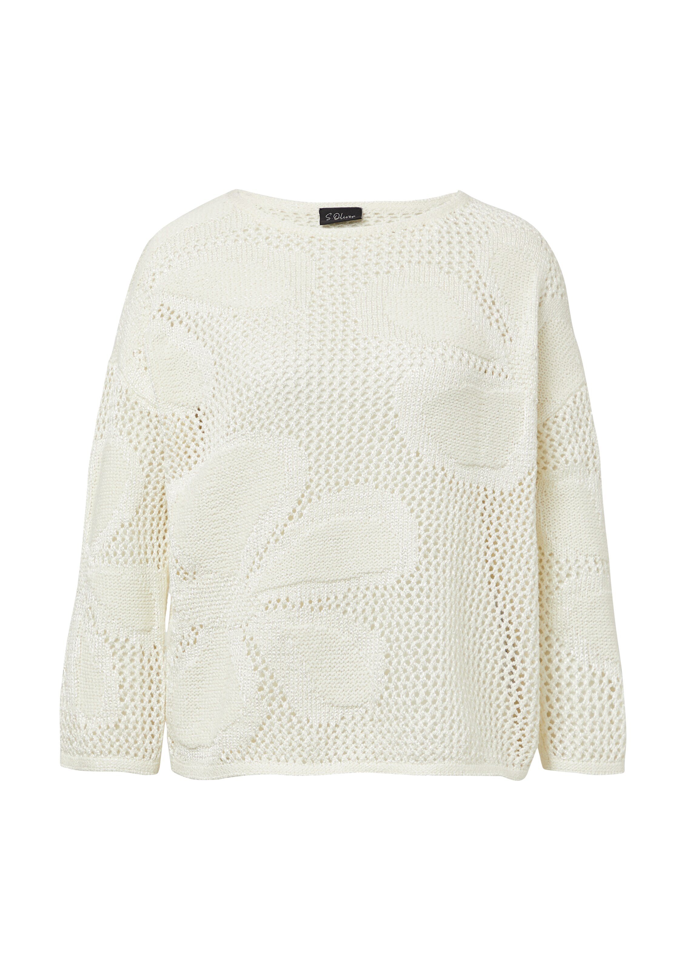 s.Oliver BLACK LABEL Pullover in Beige: Vorderseite