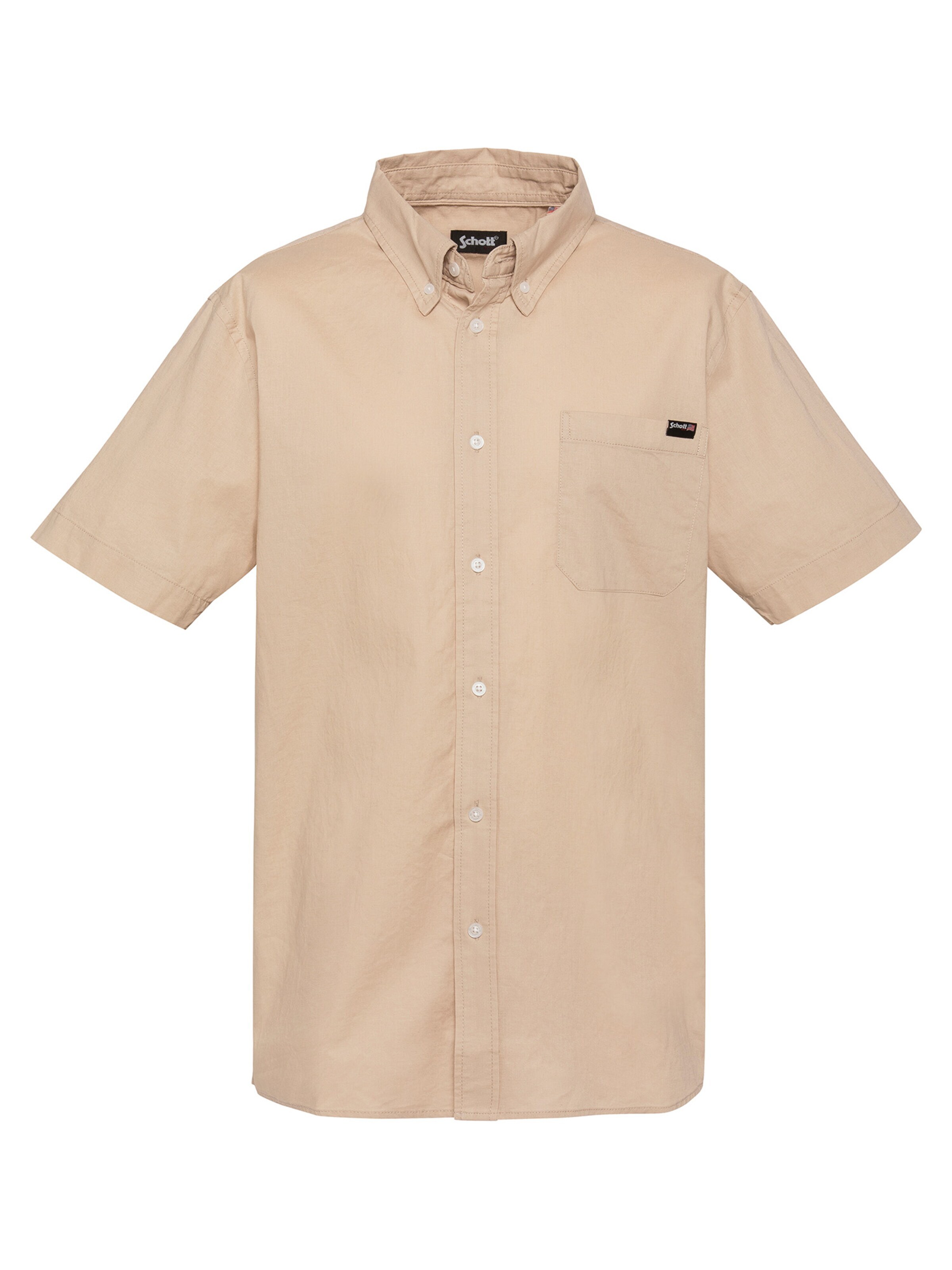 Schott NYC Button Up Shirt in L in Beige, Item view