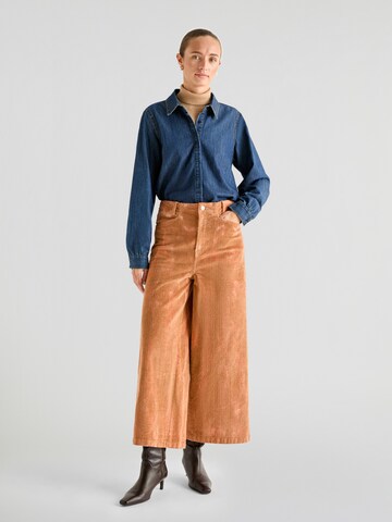 Loosefit Pantaloni di Scalpers in beige: frontale