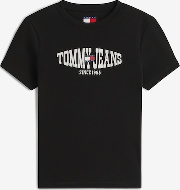 Tommy JeansMajica - crna boja: prednji dio