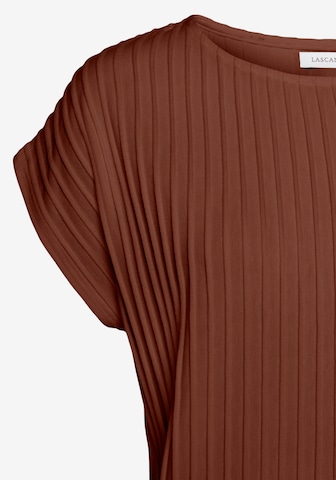 LASCANA Shirt in Brown