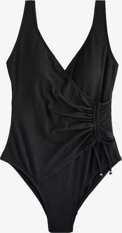 Maillot de bain modelant Next en noir : devant