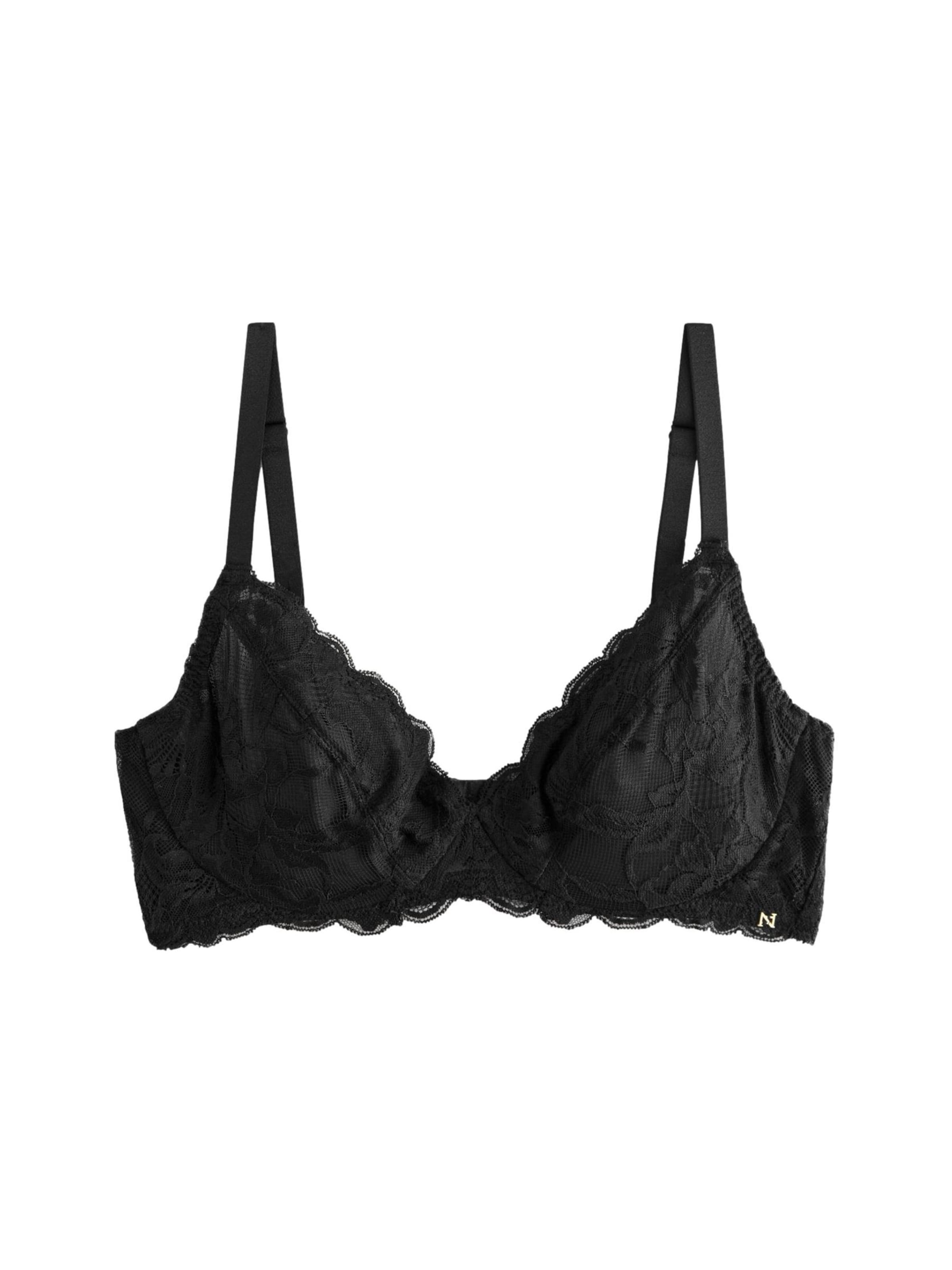 Next Balconette BH in Schwarz: Vorderseite