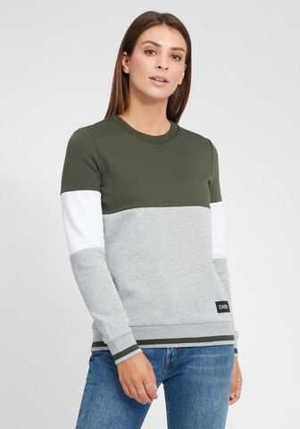 Oxmo Sweatshirt 'Omaya' in Grün: predná strana