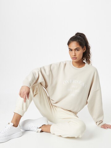 Key Largo Sweatshirt 'ISLAND' in Beige