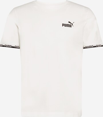 PUMA Sportshirt 'Amplified' in Weiß: predná strana