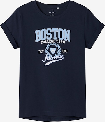 Tricou 'NKFVix' de la NAME IT pe albastru: față