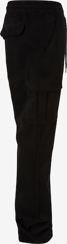 Urban Classics Ohlapna forma Kargo hlače | črna barva