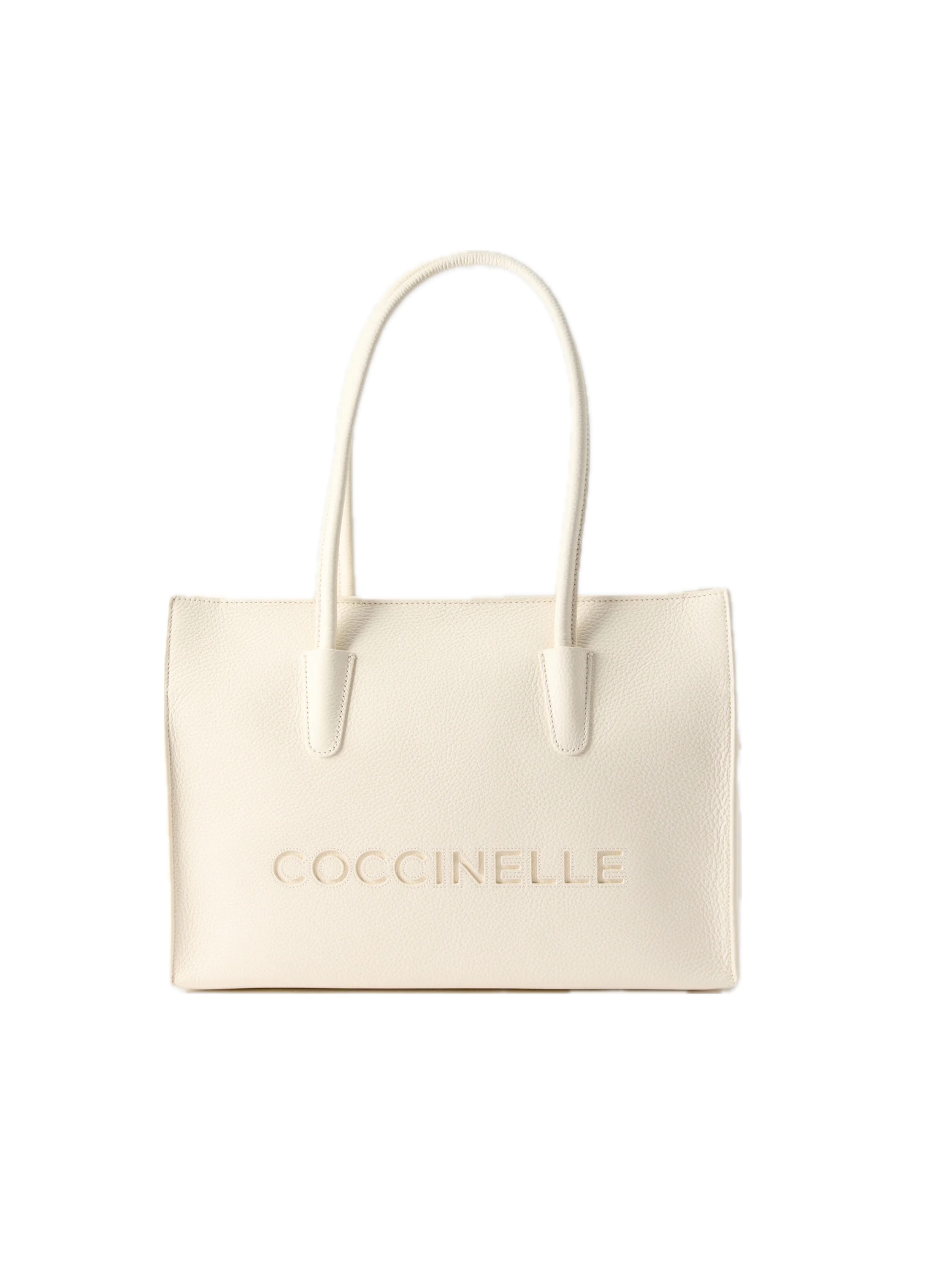Coccinelle Shoulder Bag 'E1UAK110201' in Beige: front