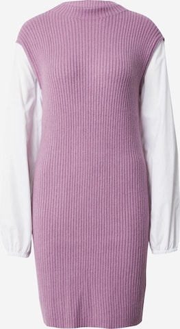 Robes en maille 'SAGA' JDY en violet : devant