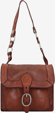 Campomaggi Shoulder Bag in Brown: front