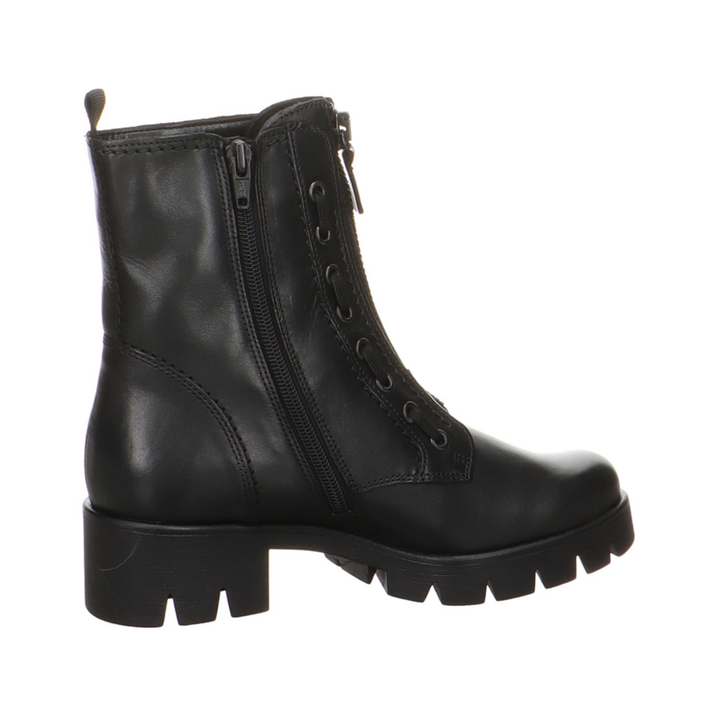 GABOR Lace-up bootie in Black