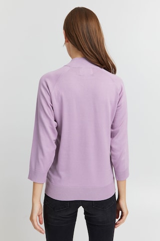 PULZ Jeans Sweater 'SARA' in Purple