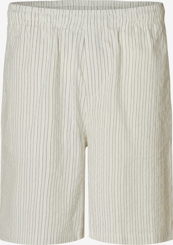Pantalon 'SLHAce' SELECTED en beige : devant