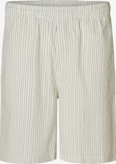 SELECTED Housut 'SLHAce' värissä kerma / marine, Tuotenäkymä