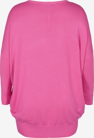 Zizzi Pullover 'MCARRIE' i pink