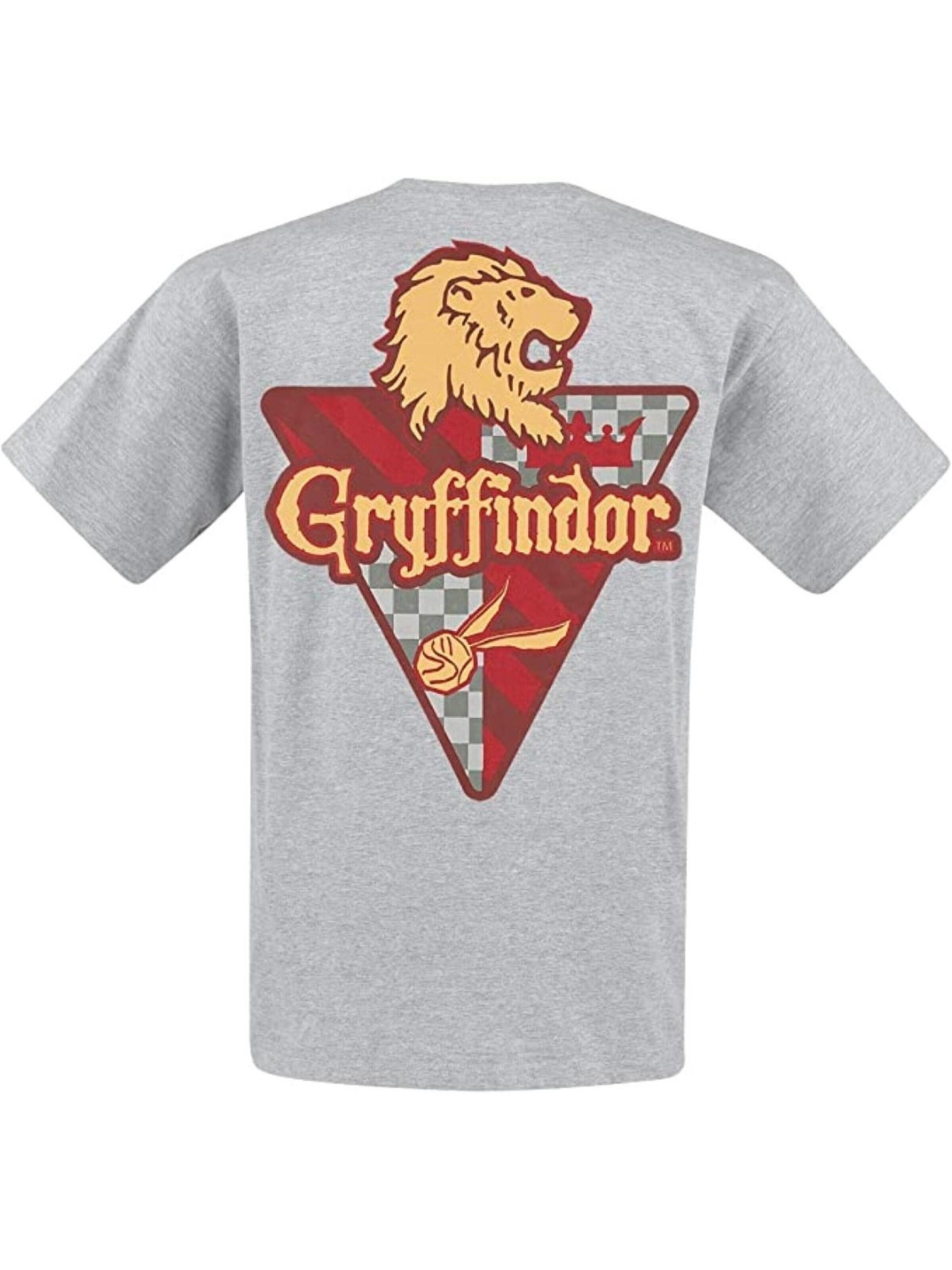 Rockshirts Koszulka 'Harry Potter - House Gryffindor  T-Shirt' w kolorze szary