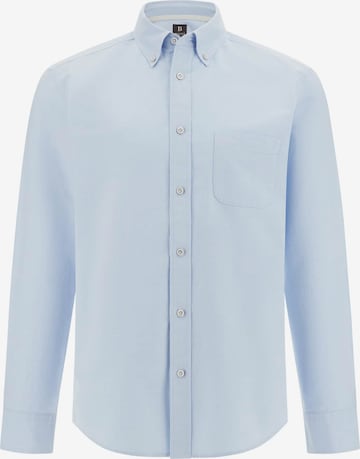 Chemise Boggi Milano en bleu : devant