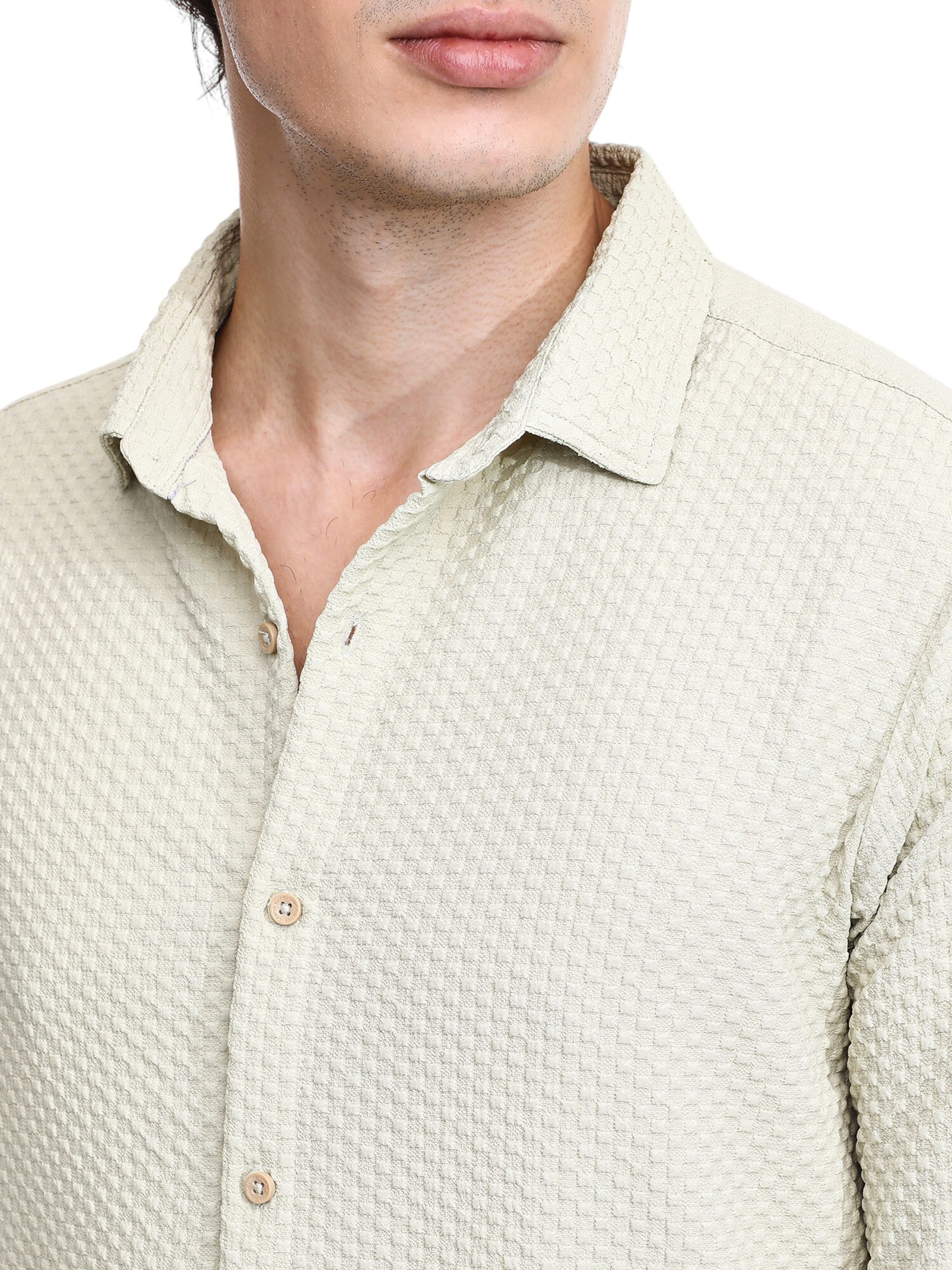 Comfort Fit Cămașă 'Tayler' de la Campus Sutra pe verde