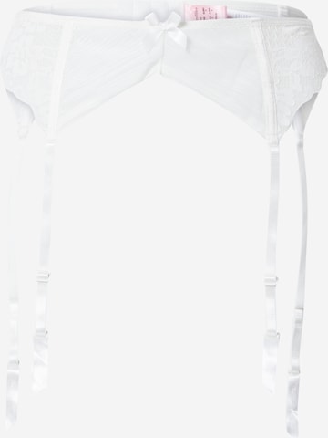 Hunkemöller Garters 'Catrin' in White: front