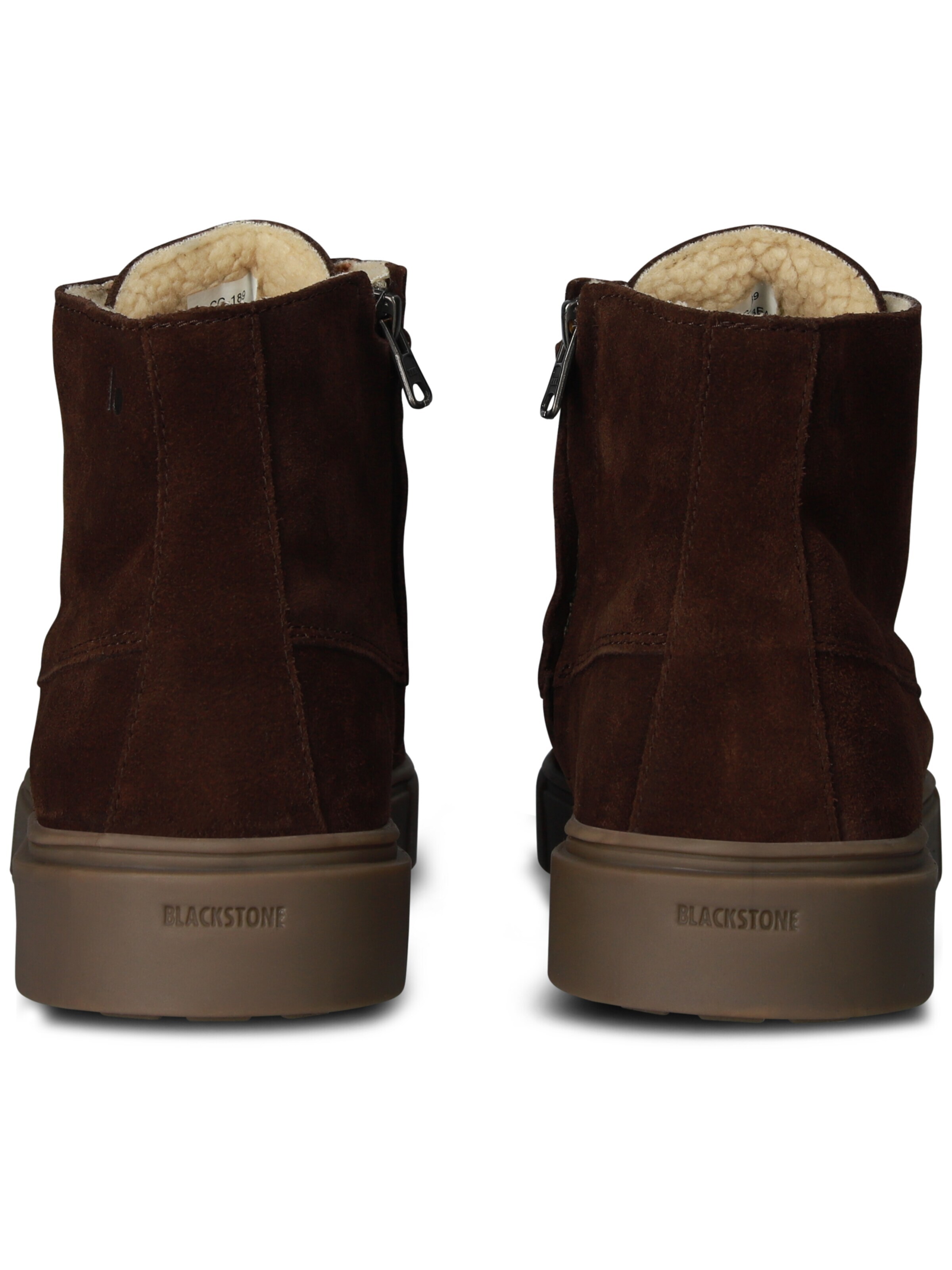 BLACKSTONE Hög sneaker 'RUBY EERO - ZIPPER' i brun