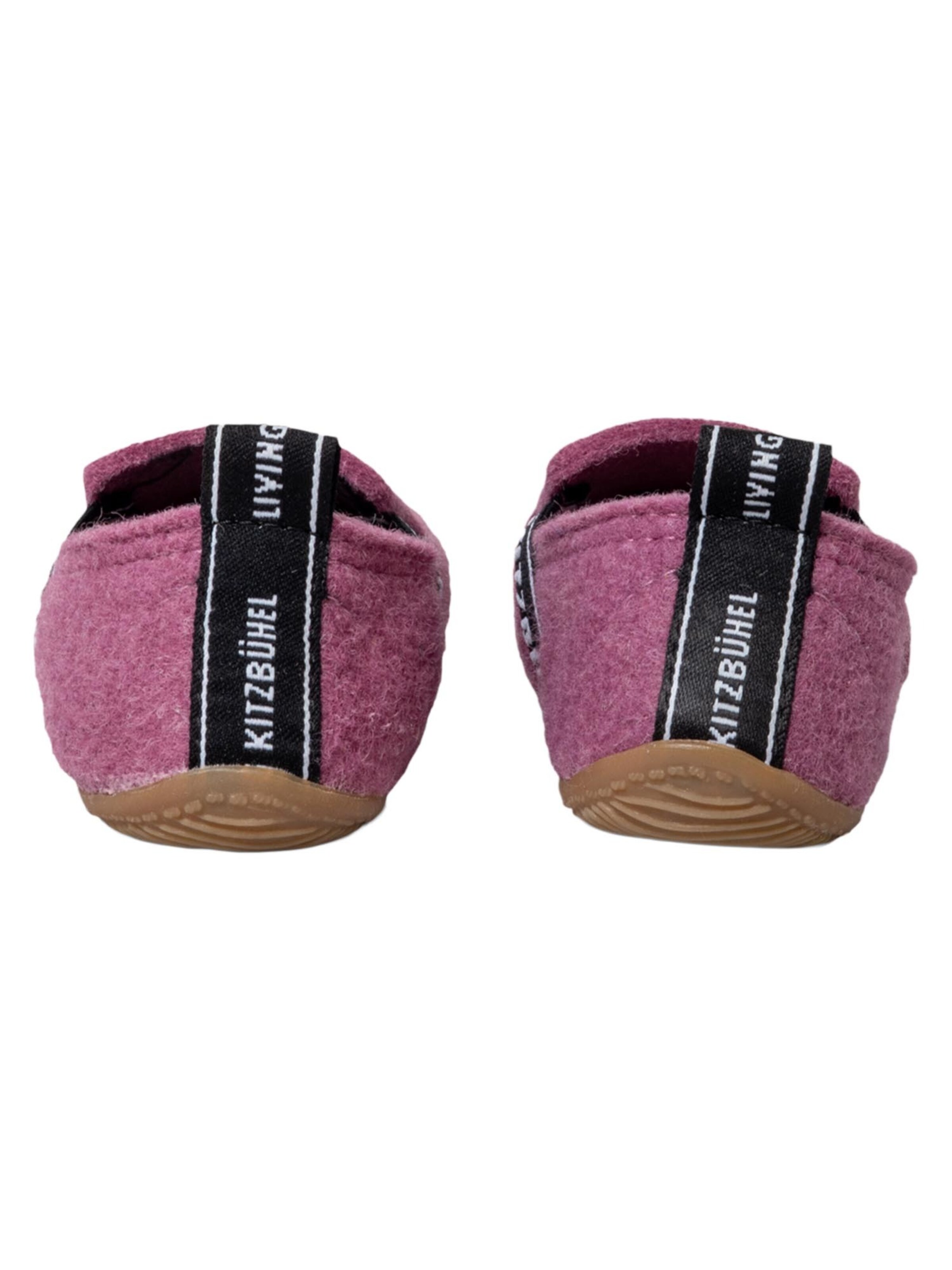 Living Kitzbühel Slippers 'Filz' in Purple