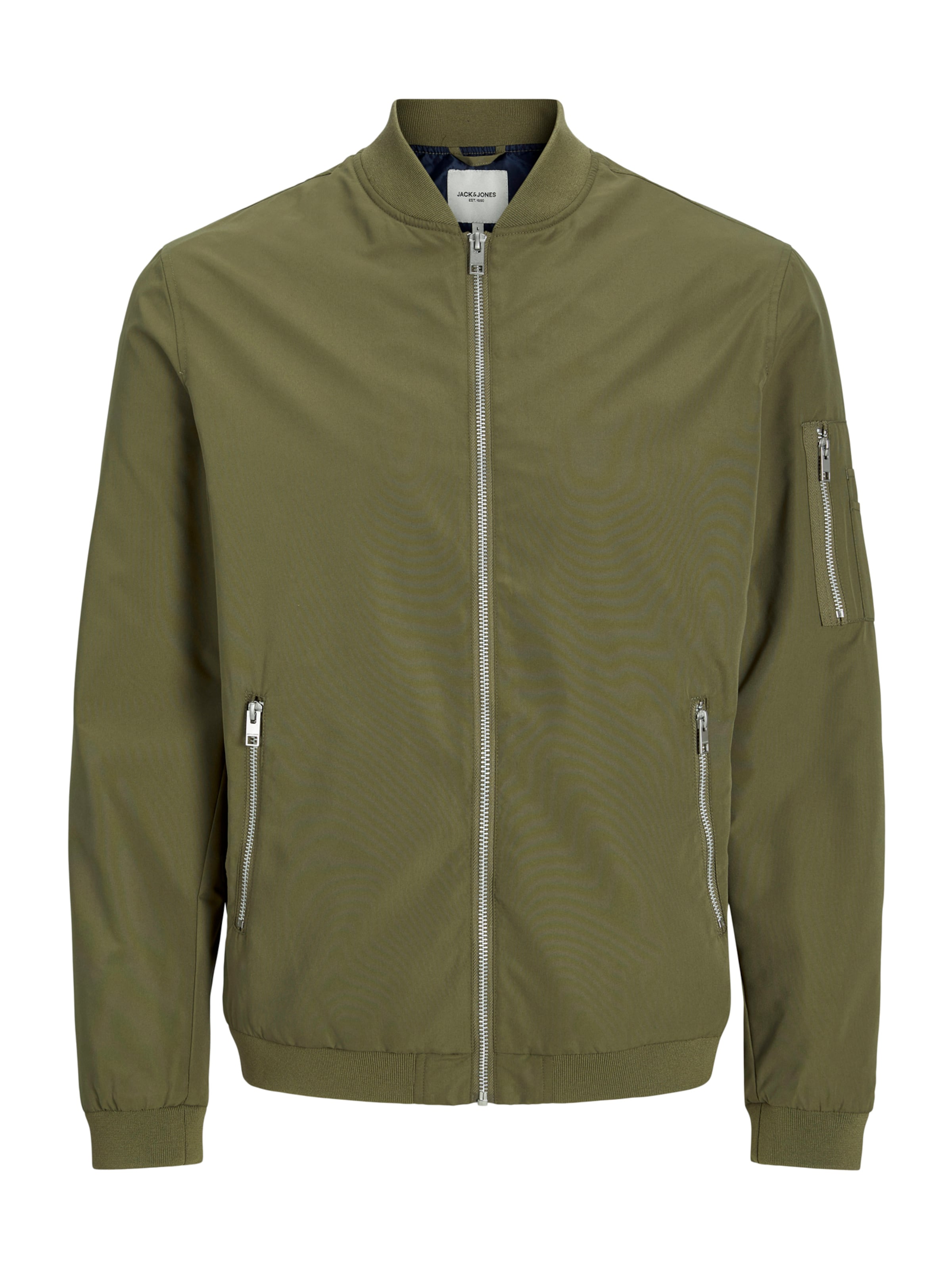 JACK & JONES Between-Season Jacket 'JWHMASH' in Green: front