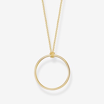 Thomas Sabo Necklace 'Kreis' in Gold