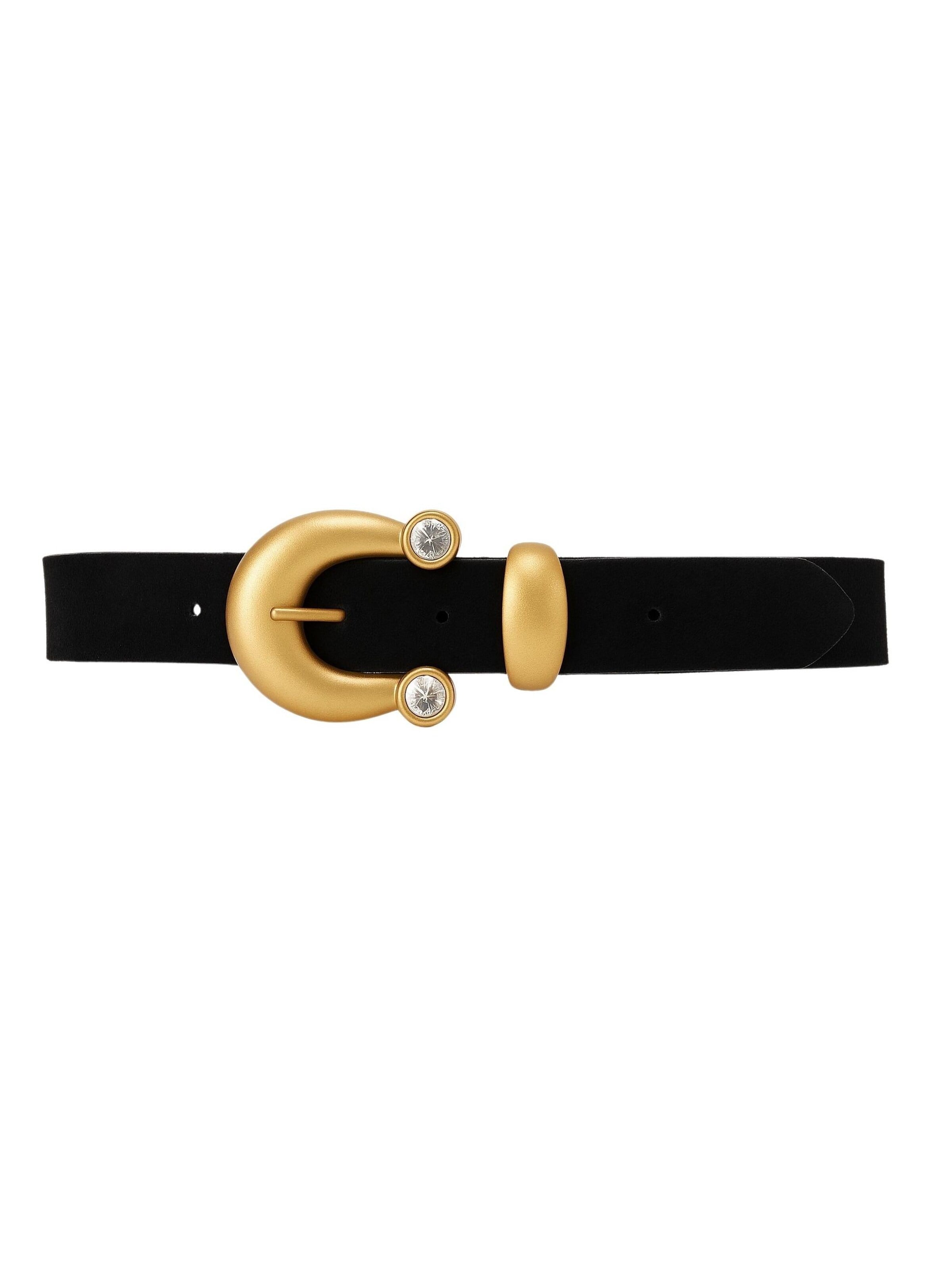 COLLEZIONE ALESSANDRO Belt 'Persia Glam' in Black: front