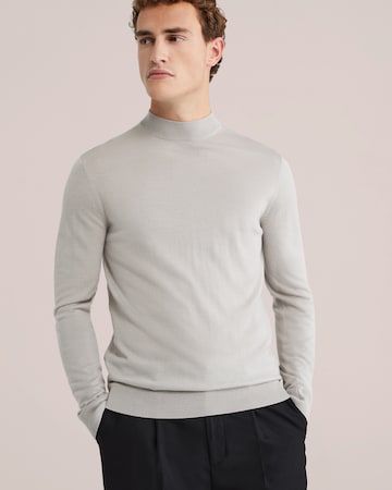 WE Fashion Trui in Grijs: voorkant