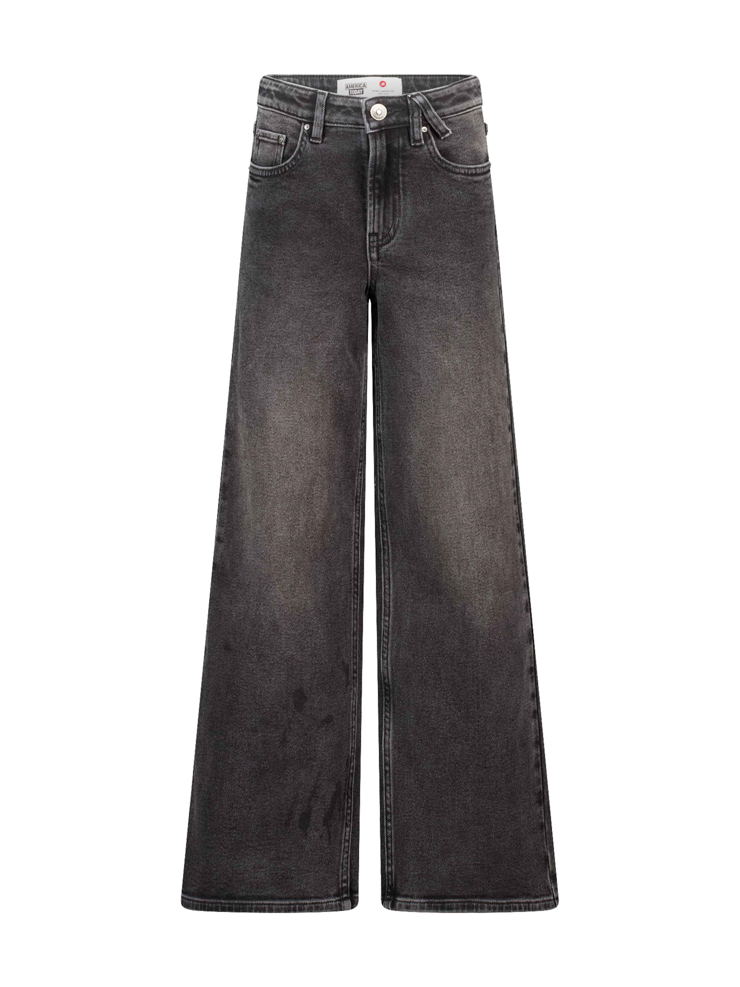 America Today Wide leg Jeans in Black: front