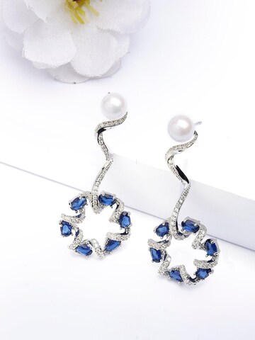 Boucles d'oreilles 'Dominikaa' AVANT-GARDE PARIS en bleu