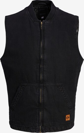 JACK & JONES Vest 'Dave' in Cognac / Black denim, Item view