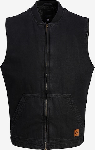 JACK & JONES Vest 'Dave' in Black: front