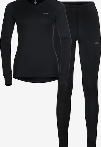 Invisible Ensemble de linge 'ACTIVE WARM' ODLO en noir : devant