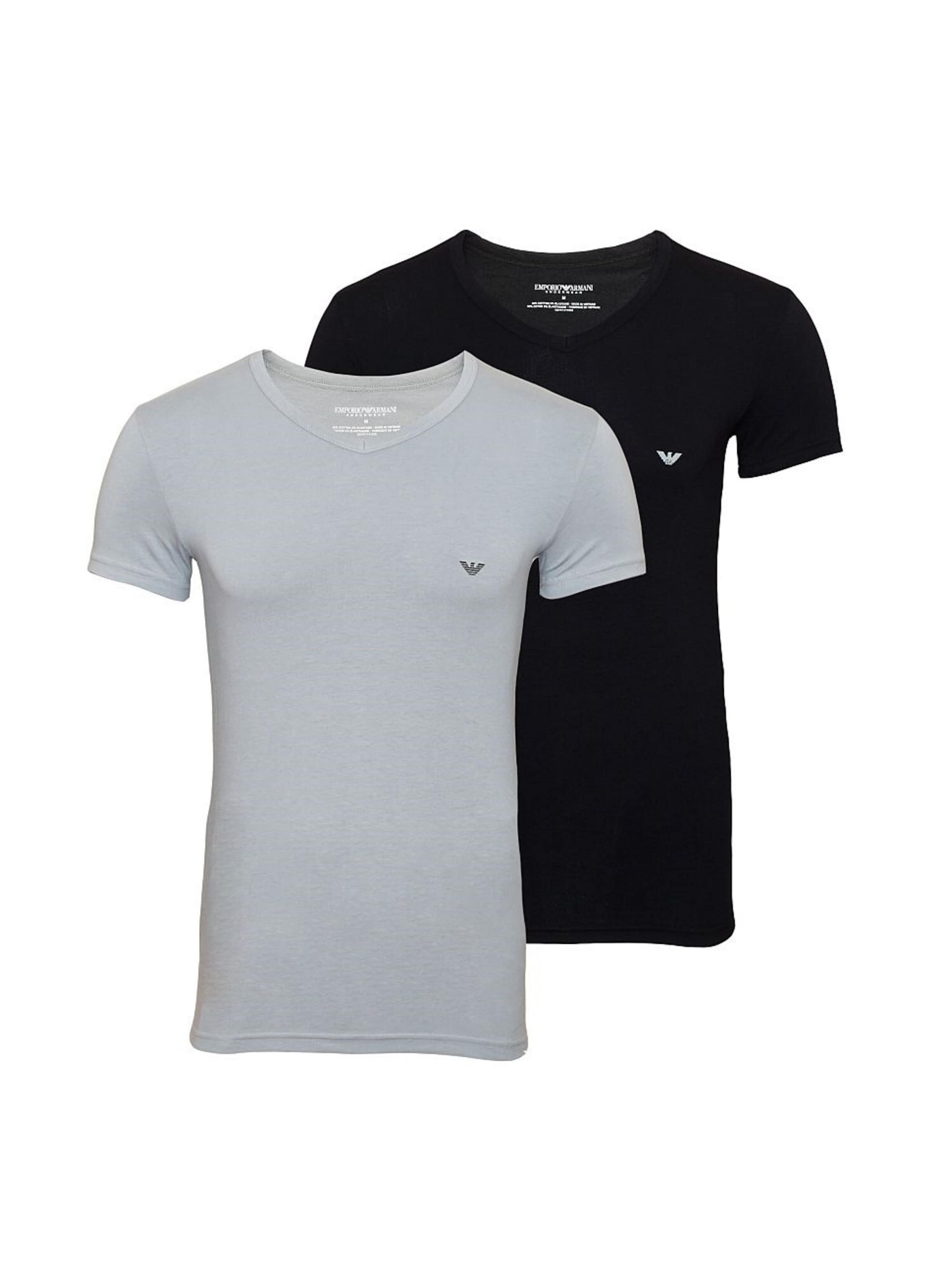 Emporio Armani Shirt in Grijs: voorkant