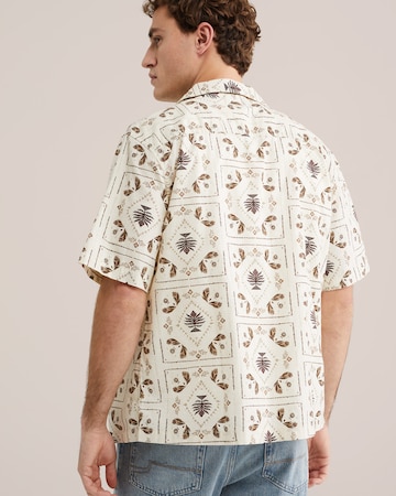 Comfort fit Camicia di WE Fashion in beige