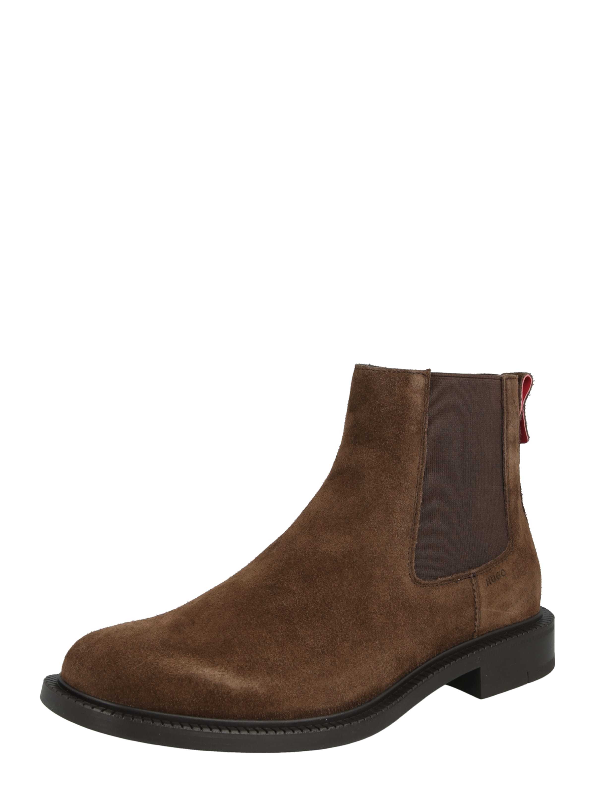 HUGO Chelsea boots 'Lysander' i brun: framsida