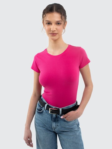 BIG STAR Shirt 'SUPICLASSICA' in Pink: front