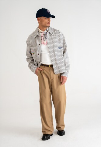 Wide Leg Pantalon 'SoHo' Prohibited en marron