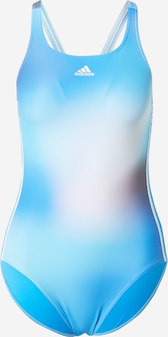 ADIDAS SPORTSWEARBustier Sportski kupaći kostim - plava boja: prednji dio