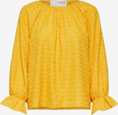 Selected Femme Curve Bluse 'Issy' in gelb, Produktansicht
